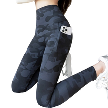 Indlæs billede til gallerivisning Women's Plus Size Camo Leggings - High-Waisted Athletic Yoga Pants with Pockets | L-4XL