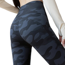Indlæs billede til gallerivisning Women's Plus Size Camo Leggings - High-Waisted Athletic Yoga Pants with Pockets | L-4XL