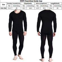 Lataa kuva Galleria-katseluun, Men's seamless fall long-sleeved pant knit suit thin