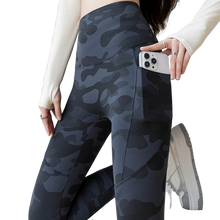 Indlæs billede til gallerivisning Women's Plus Size Camo Leggings - High-Waisted Athletic Yoga Pants with Pockets | L-4XL