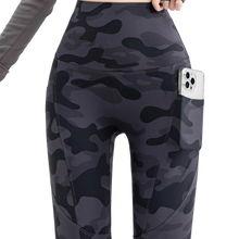 Indlæs billede til gallerivisning Women's Plus Size Camo Leggings - High-Waisted Athletic Yoga Pants with Pockets | L-4XL