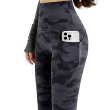 Indlæs billede til gallerivisning Women's Plus Size Camo Leggings - High-Waisted Athletic Yoga Pants with Pockets | L-4XL