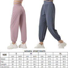 Lataa kuva Galleria-katseluun, Women's High-Waisted Yoga Pants with Elastic Ankle Cuffs - Anti-Pilling Performance Leggings for skin-friendly