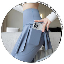 Indlæs billede til gallerivisning Women's Plus Size Yoga Skort with Pockets - 2-in-1 High-Waisted Athletic Skirt Leggings | L-4XL