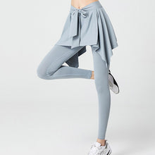 Lataa kuva Galleria-katseluun, Women's Plus Size Athletic Skort Set - 2-in-1 High-Waisted Yoga Skirt Leggings | L-4XL