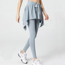 Lataa kuva Galleria-katseluun, Women's Plus Size Athletic Skort Set - 2-in-1 High-Waisted Yoga Skirt Leggings | L-4XL