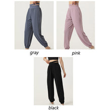 Lataa kuva Galleria-katseluun, Women's High-Waisted Yoga Pants with Elastic Ankle Cuffs - Anti-Pilling Performance Leggings for skin-friendly