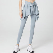 Lataa kuva Galleria-katseluun, Women's Plus Size Athletic Skort Set - 2-in-1 High-Waisted Yoga Skirt Leggings | L-4XL