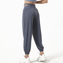 Lataa kuva Galleria-katseluun, Women's High-Waisted Yoga Pants with Elastic Ankle Cuffs - Anti-Pilling Performance Leggings for skin-friendly