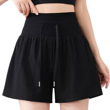 Indlæs billede til gallerivisning Women's High-Waisted Athletic Shorts - 2-Layer Yoga Running Shorts with Drawstring & Phone Pocket