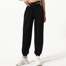 Lataa kuva Galleria-katseluun, Women's High-Waisted Yoga Pants with Elastic Ankle Cuffs - Anti-Pilling Performance Leggings for skin-friendly