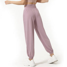 Lataa kuva Galleria-katseluun, Women's High-Waisted Yoga Pants with Elastic Ankle Cuffs - Anti-Pilling Performance Leggings for skin-friendly