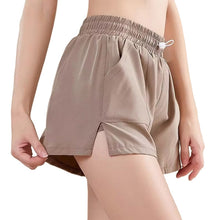 Lataa kuva Galleria-katseluun, Women's Athletic Shorts with XL Phone Pockets - Adjustable High-Waisted Yoga Running Shorts