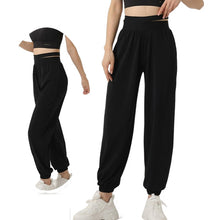Lataa kuva Galleria-katseluun, Women's High-Waisted Yoga Pants with Elastic Ankle Cuffs - Anti-Pilling Performance Leggings for skin-friendly