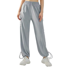 Indlæs billede til gallerivisning Women's 2-in-1 Convertible Yoga Pants with Drawstring - Sustainable Recycled Nylon Leggings for comfort Lifestyle