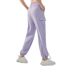 Indlæs billede til gallerivisning Women's 2-in-1 Convertible Yoga Pants with Drawstring - Sustainable Recycled Nylon Leggings for comfort Lifestyle