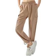 Indlæs billede til gallerivisning Women's 2-in-1 Convertible Yoga Pants with Drawstring - Sustainable Recycled Nylon Leggings for comfort Lifestyle