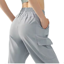 Indlæs billede til gallerivisning Women's 2-in-1 Convertible Yoga Pants with Drawstring - Sustainable Recycled Nylon Leggings for comfort Lifestyle