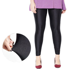 Lataa kuva Galleria-katseluun, women's leggings casual pants Plus-Size Stretch Leggings 2 pieces