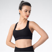 Indlæs billede til gallerivisning Seamless sports bra tight Yoga vest running shockproof no steel ring sports bra
