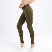 Lataa kuva Galleria-katseluun, Women’s Workout Running Leggings Pocket Tummy Control High Waist Yoga Pants