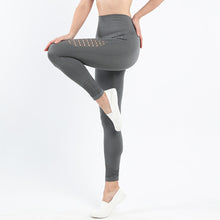Indlæs billede til gallerivisning Women Yoga Fitness Pants High Waisted Butt Lifting Leggings Soft Stretchy Workout Seamless Leggings