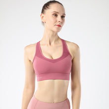 Indlæs billede til gallerivisning Sports Bras for Women Strappy Sports Bra Racerback Workout Yoga Bra with adjustable back