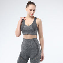 Lataa kuva Galleria-katseluun, Women's sports bra seamless Fitness Yoga vest Narrow back strap outdoor running underwear