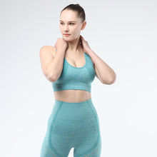 Lataa kuva Galleria-katseluun, Women's sports bra seamless Fitness Yoga vest Narrow back strap outdoor running underwear