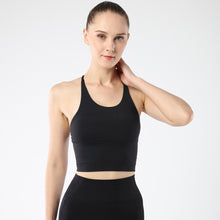 Indlæs billede til gallerivisning Running fitness bra straps cross sports underwear yoga vest 2021
