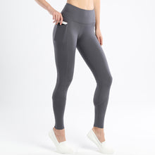 Lataa kuva Galleria-katseluun, Women’s Workout Running Leggings Pocket Tummy Control High Waist Yoga Pants