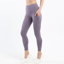 Indlæs billede til gallerivisning Women's High Waist Yoga Leggings with Pockets Workout Pants