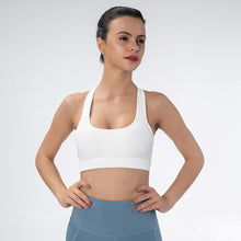 Indlæs billede til gallerivisning Seamless sports bra tight Yoga vest running shockproof no steel ring sports bra