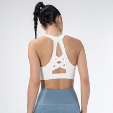 Indlæs billede til gallerivisning Seamless sports bra tight Yoga vest running shockproof no steel ring sports bra