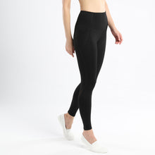 Indlæs billede til gallerivisning High Waist Leggings for Women Yoga Athletic Pants Tummy Control with Side Pockets Workout Running Pants