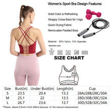 Indlæs billede til gallerivisning Running fitness bra straps cross sports underwear yoga vest 2021