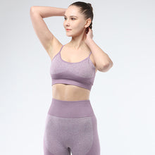 Lataa kuva Galleria-katseluun, Sports Bra for Women Criss-Cross Back Strappy Longline Yoga Bra Crop Top Workout Tank