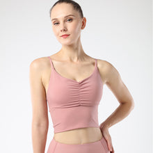 Indlæs billede til gallerivisning Women Sports Bra Padded Sports Underwear Fitness Workout Running Yoga Tank Top