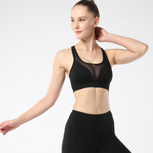Lataa kuva Galleria-katseluun, Women Sports Bra with Back Pocket Yoga running fitness wear sports bra Racerback Bra