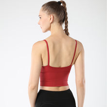 Indlæs billede til gallerivisning Women Sports Bra Padded Sports Underwear Fitness Workout Running Yoga Tank Top