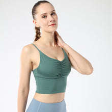 Indlæs billede til gallerivisning Women Sports Bra Padded Sports Underwear Fitness Workout Running Yoga Tank Top
