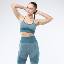 Lataa kuva Galleria-katseluun, Sports Bra for Women Criss-Cross Back Strappy Longline Yoga Bra Crop Top Workout Tank