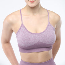 Lataa kuva Galleria-katseluun, Sports Bra for Women Criss-Cross Back Strappy Longline Yoga Bra Crop Top Workout Tank