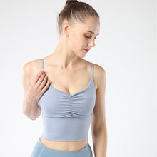 Indlæs billede til gallerivisning Women Sports Bra Padded Sports Underwear Fitness Workout Running Yoga Tank Top