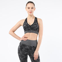 Indlæs billede til gallerivisning Camouflage sports underwear women Yoga suit running fitness vest new sports bra