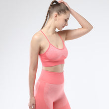 Lataa kuva Galleria-katseluun, Sports Bra for Women Criss-Cross Back Strappy Longline Yoga Bra Crop Top Workout Tank