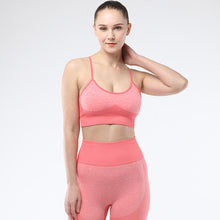 Lataa kuva Galleria-katseluun, Sports Bra for Women Criss-Cross Back Strappy Longline Yoga Bra Crop Top Workout Tank