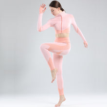 Lataa kuva Galleria-katseluun, Womens High Waisted Workout 2 Piece Sets Crop Top and Sweatsuit Pants Seamless Sports Legging Yoga Gym Outfits