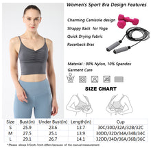 Indlæs billede til gallerivisning Women Sports Bra Padded Sports Underwear Fitness Workout Running Yoga Tank Top