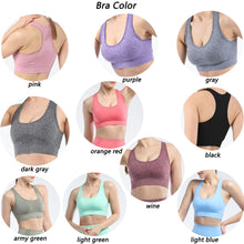 Lataa kuva Galleria-katseluun, Women's sports bra seamless Fitness Yoga vest outdoor running underwear